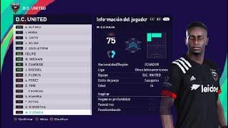 eFootball PES 2021 DC UNITED MLS Rostros Reales PS4 actualizado a 2022