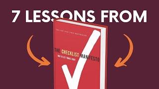 THE CHECKLIST MANIFESTO (by Atul Gawande) Top 7 Lessons | Book Summary