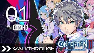 Conception II Children of the Seven Stars Walkthrough Gameplay - Part 1 (Opening/Prologue) HD 1080p