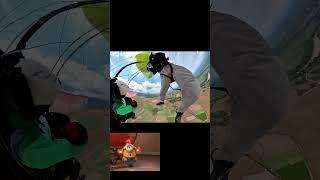 reserve fail and paraglide crash
