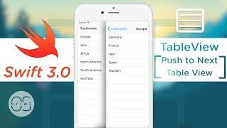 TableView - Push to next TableView