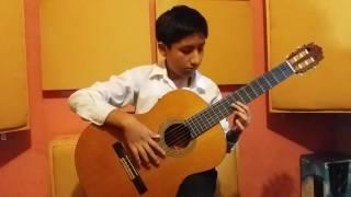 Sergio Ramírez Reyes - Cholo Berrocal Homenaje - Vals Criollo - Niño Guitarrista