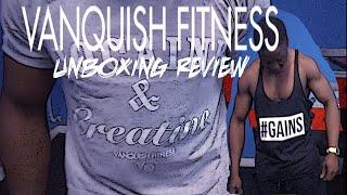 VANQUISH FITNESS CLOTHING REVIEW #2 // EXODUS T SHIRT STRINGER & MORE #VQFIT