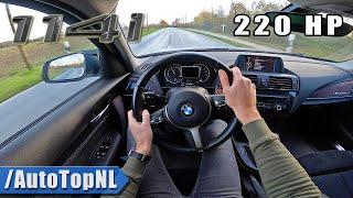 220HP BMW 114i F20 *MANUAL* POV Test Drive by AutoTopNL