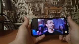 Honor 8x видео в YouTube на всю площадь экрана, плюс настройки иконок одной формы.