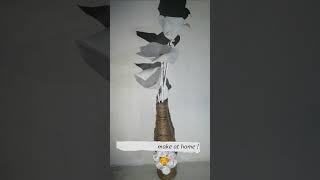 Crafting a Jute Flower Vase | Simple Jute Vase Idea  #uniquered #juteropecraft #crafttutorial #hacks