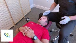 Fitness Entrepreneur Gets Chiropractic Adjustment Loud Crack For Low Back Pain