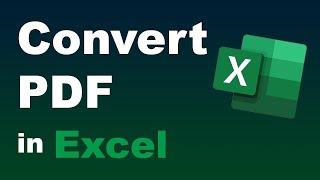 Convert PDF to Excel for Free (Best Method without Software, Downloads or Online Converters)