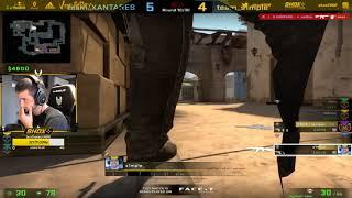 xantares peek vs s1mple & shox !! s1mple tilted