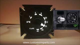 B737 stepper motor Flaps gauge for MobiFlight or SimVim (PMDG+MobiFlight configuration example)