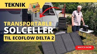 Solceller transportable Ecoflow Delta 2 (del 2)