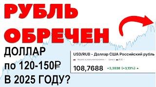 ПРОГНОЗ КУРСА ДОЛЛАРА на 2025 ГОД. Какой будет валютный курс доллар-рубль в России?