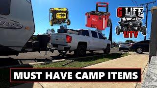 Must Have Items for OFFROAD CAMPING.. #UTV #OFFROAD EP 230