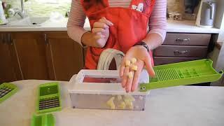 Овощерезка Nicer Dicer Plus (Найсер Дайсер Плюс). Обзор, плюсы и минусы.