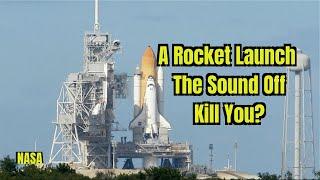 For what reason doesn't a rocket launch the sound off kill you || #nasa