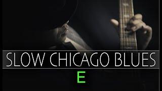 Blues Backing Track Jam - Ice B. - Slow Chicago Blues in E