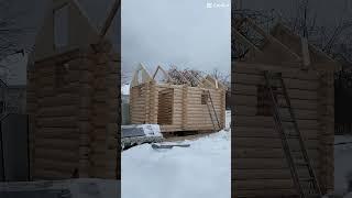 Краткий обзор бани 3х5 #chorts
