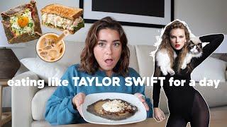 eating like Taylor Swift for a day