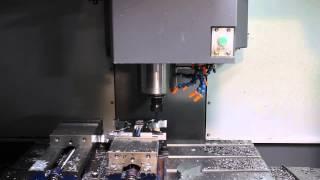 Samsung MCV50 CNC Mill--3d cutting