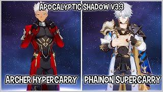 Update V5: E0S1 Archer & Phainon (Apocalyptic Shadow 4 v3.3) Honkai: Star Rail