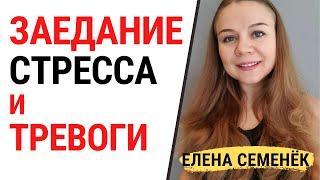 Заедание тревоги. Заедание стресса. Психосоматика лишнего веса. Психология похудения.