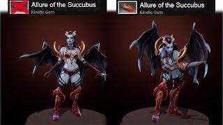 Dota 2 Queen of Pain - Allure of the Succubus kinetic gem preview