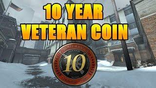 CSGO 10 YEAR VETERAN COIN