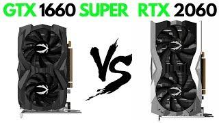 GTX 1660 SUPER vs RTX 2060 | RTX 2060 vs GTX 1660 SUPER | GTX 1660 SUPER Benchmarks | H-Tech