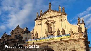 Прага, прогулки по столице Чехии  - Prague, walks in the capital of the Czech Republic, summer 2022