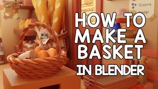 How to Make a 3D Basket in Blender?