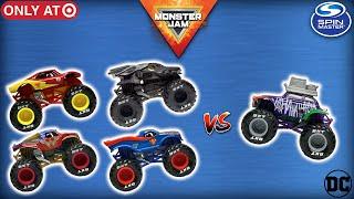 SPIN MASTER MONSTER JAM DC JUSTICE LEAGUE VS. THE JOKER 5-PACK