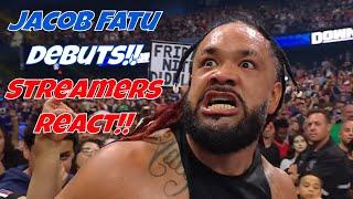 Streamers React! Jacob Fatu debuts on Smackdown!! #wwe #smackdown #jacobfatu