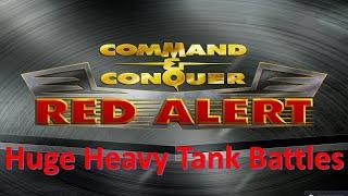 Command and Conquer Red Alert Remastered FFA (Huge Heavy Tank Battles )