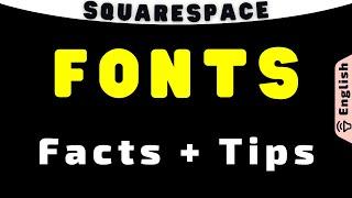 Squarespace Font Customizations | Basic Facts and Tips