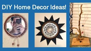 NEW! DIY Home Decor Items!  Tribal, Farmhouse and a "artist's interpretation" Idea!
