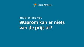 Waarom kan er niets van de prijs af?