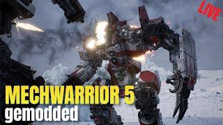 Mechwarrior 5: Mercenaries (gemodded) | Live Stream