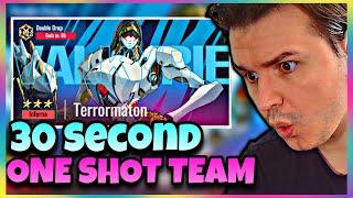 CRAZY INFERNO ONE SHOT TERRORMATON TEAM! NO LILY NO SANIA! | ETHERIA RESTART