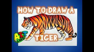 How to Draw a TIGER