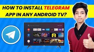 How to Install Telegram App in Android TV? | Installation without Phone & PC | Tamil