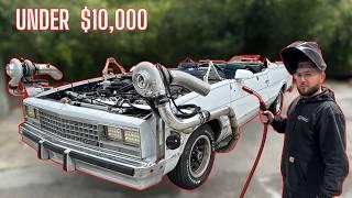 Cheap Race Car (Our Roofless El Camino Gets Twin Turbos)