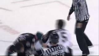 Mitchell Callahan goal and two fights. 20.10.10.