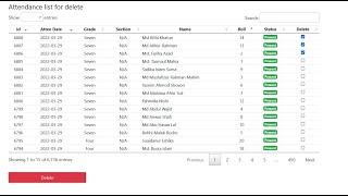 Delete Multiple Row Data Delete Array Foreach data Delete PHP SQL_Part 1