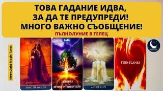 ‼️‼️ТОВА ГАДАНИЕ ИДВА, ЗА ДА ТЕ ПРЕДУПРЕДИ! ‼️МНОГО ВАЖНО СЪОБЩЕНИЕ!Пълнолуние в Телец️ Timeless