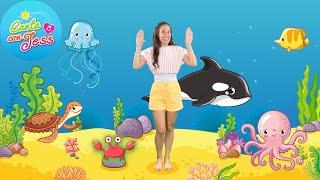 Sea Creatures Song in Spanish: Medusa, Jellyfish - Los Animales Marinos | Action Song for Kids