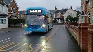 *First day* Metrobus Wright Hydroliner 6413 (LV74 BZT) passes Southcote Road, route 435 11/12/2024