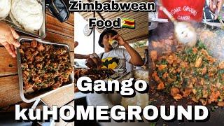 GANGO - Zimbabwean Street Food|| Homeground Chill Spot || #gangonesadza #sadza #zimbabwe #homeground