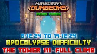 The Tower 111 [Apocalypse] Full Climb, Guide & Strategy, Minecraft Dungeons Fauna Faire