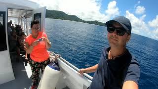 Boat trip La Digue to Praslin, Seychelles