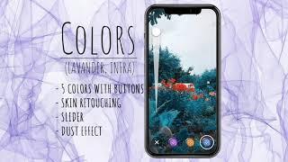 Spark AR: Filter "Colors" ("INFRA", "LAVANDER") for Instagram